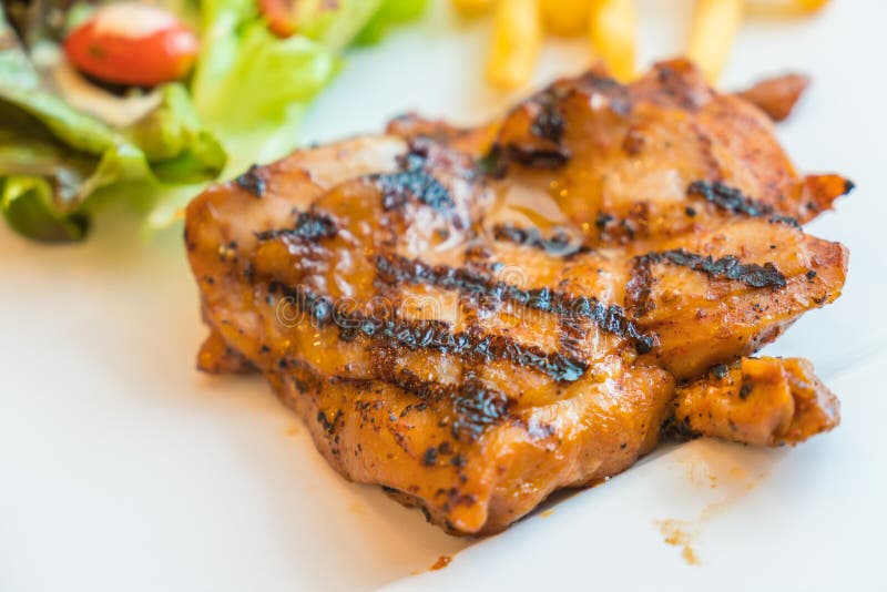 Grill chicken steak stock image. Image of meal, steak 87439041