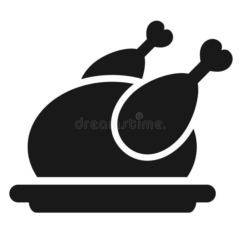 roast chicken clipart black and white car