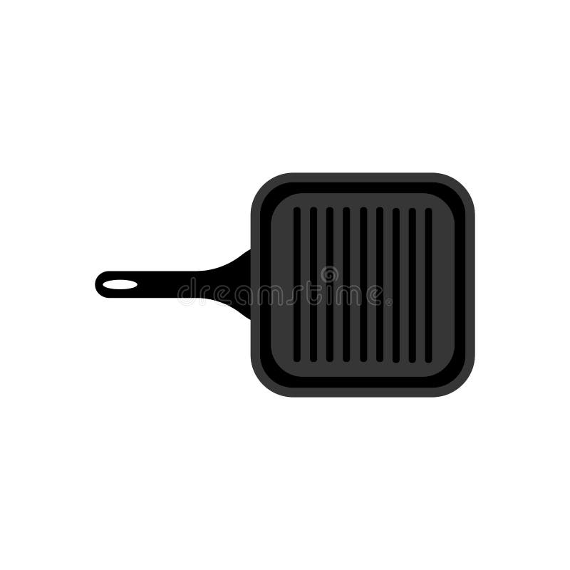 Steak On Grill Pan Coloring Pages Stock Vector Illustration of chef