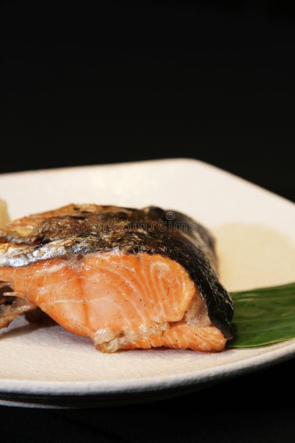 Grill salmon head stock photo. Image of japan, traditions 19821738