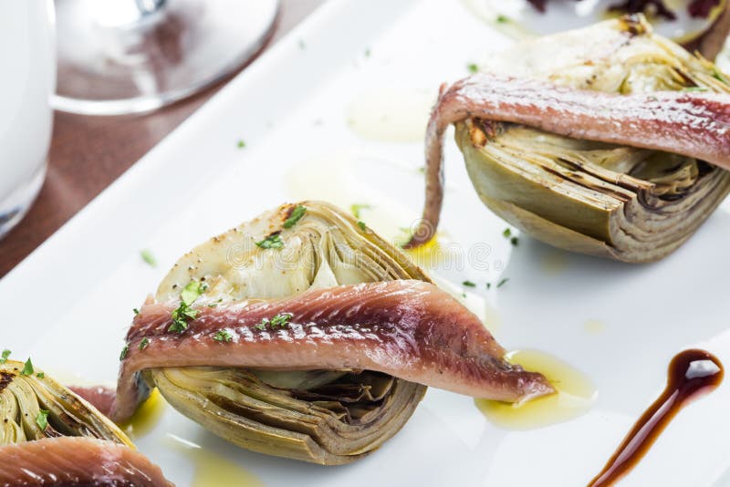 Grilled artichokes stock photo. Image of organic, healthy 37107208