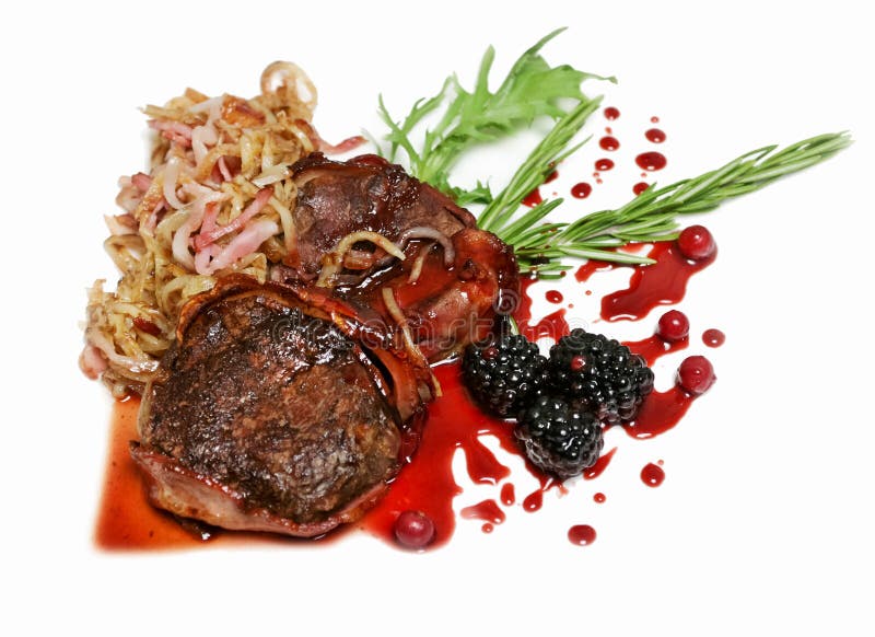Beef Fillet Medallions Noodles Stock Photos Free & RoyaltyFree Stock