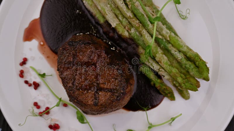 Grilled black angus steak
