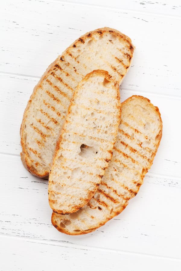 Toasted bread slices stock photo. Image of healthy, pastry - 35297496