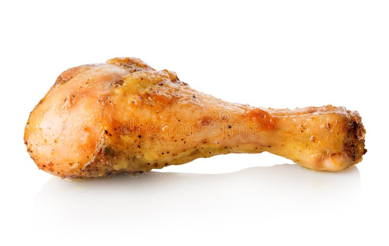 Grilled chicken leg royalty free stock image Grilled chicken leg royalty free stock image