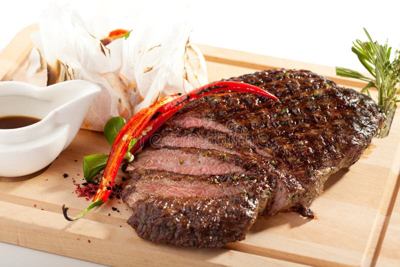 Grilled Flank Steak stock image. Image of bottle, gourmet 78270071