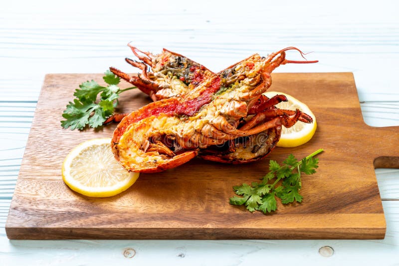 Grilled lobster steak stock photo. Image of eating, freshness 154262230