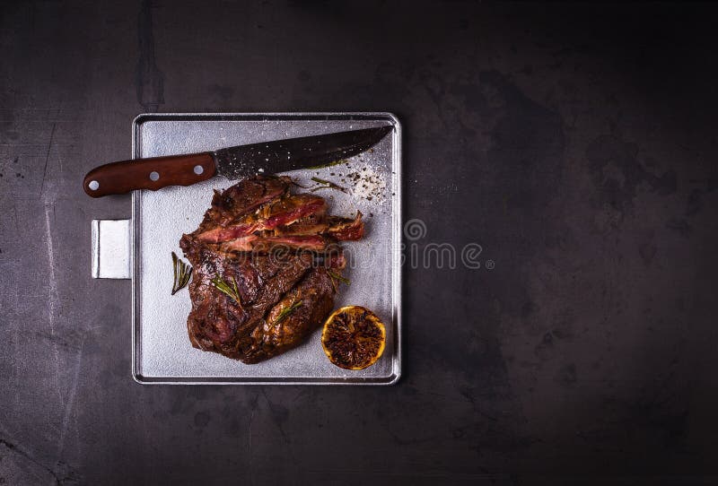 Grilled Marinated Flank Steak Stock Image Image of cooking, dinner