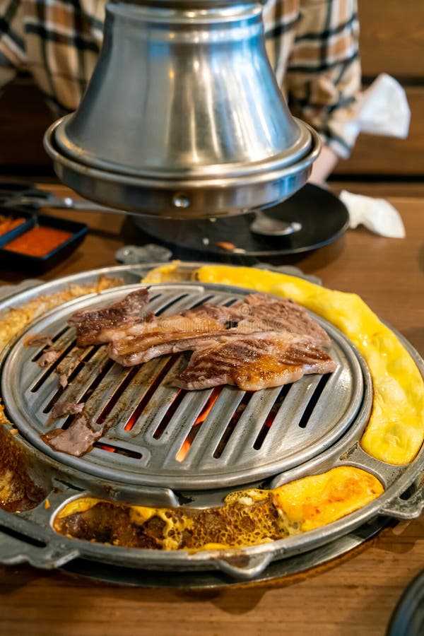 Grilled Meat in Korean Style or Korean BBQ Stock Image Image of beef