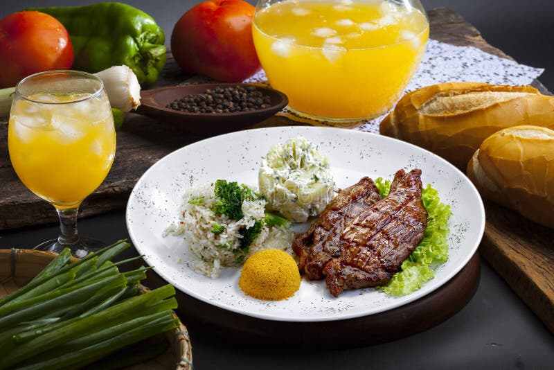 Grilled Meat with Trimmings Stock Image Image of culture, beef 152234675