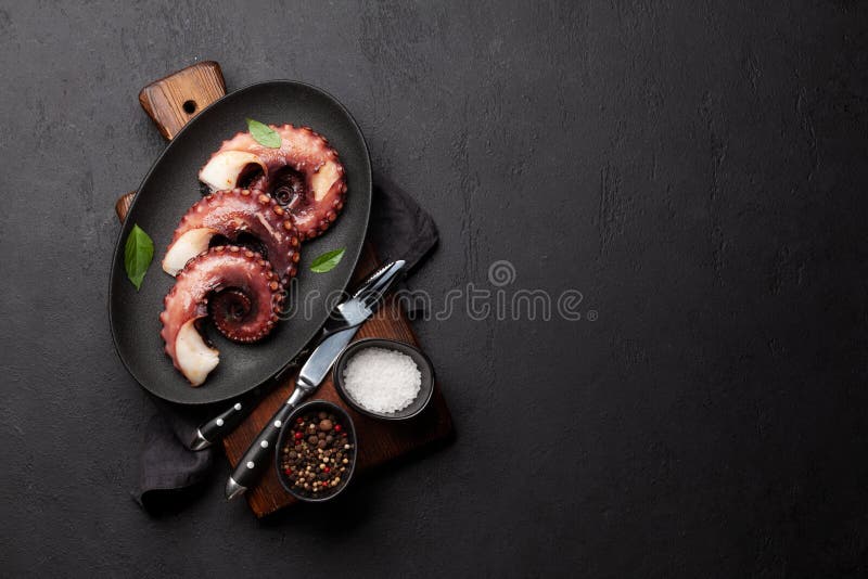 Grilled octopus stock photo. Image of antipasti, fish 235965836