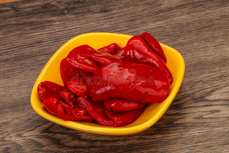 Grilled pepper in the oil stock image. Image of vegetable 197643907