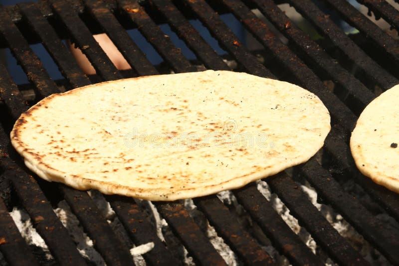Grilled pita bread stock image. Image of middle, healthy 98310243
