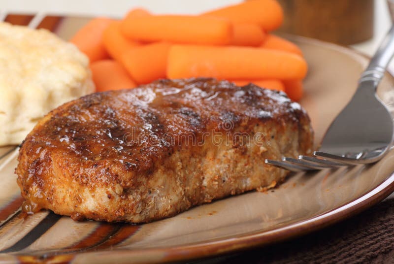 Grilled Pork Loin Closeup