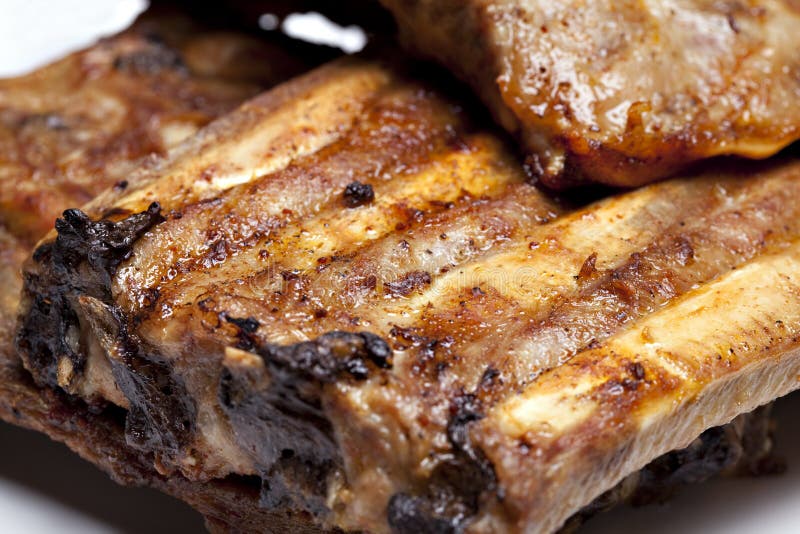 Grilled pork ribs