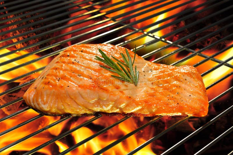 Grilled salmon