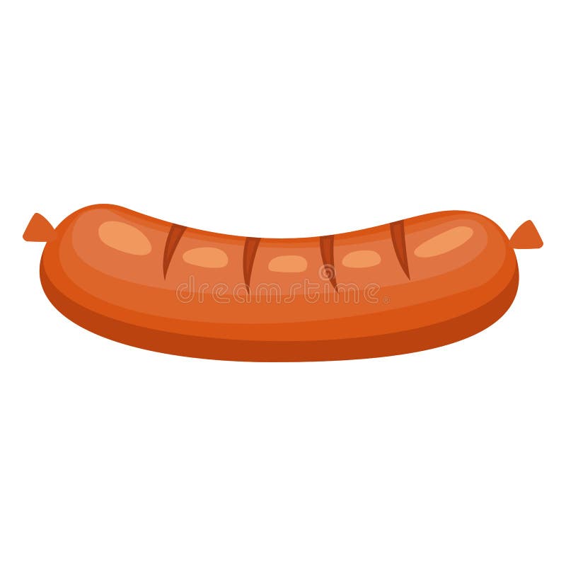 Grilled sausage icon