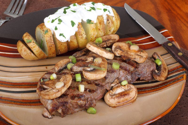 Grilled Steak and Potato