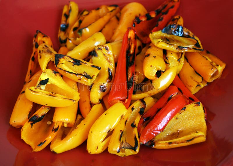 Grilled Sweet Peppers