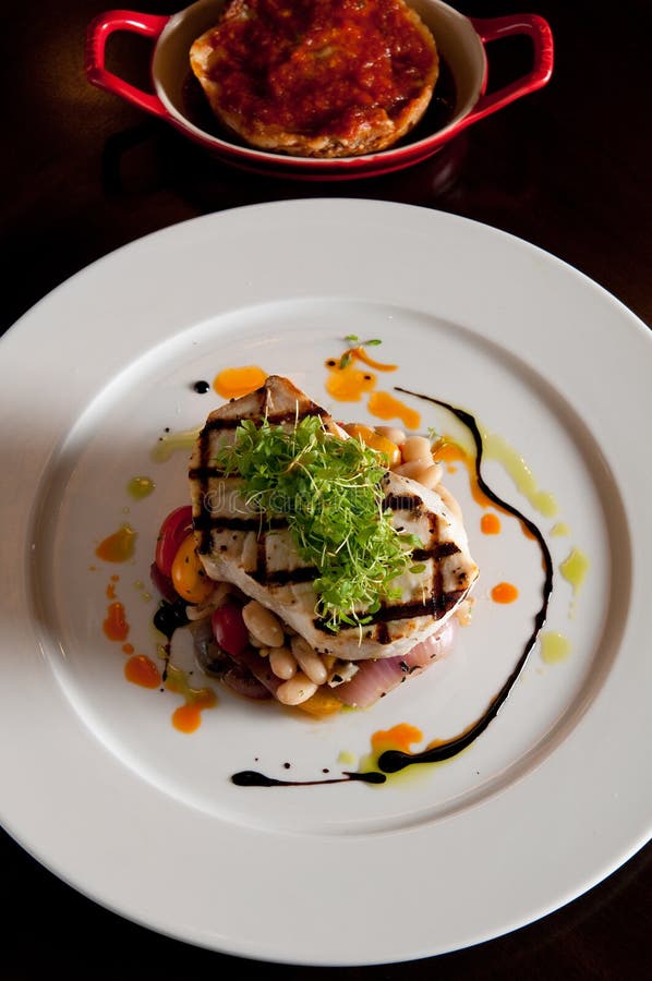 Grilled swordfish stock photo. Image of dining, gourmet 17328332