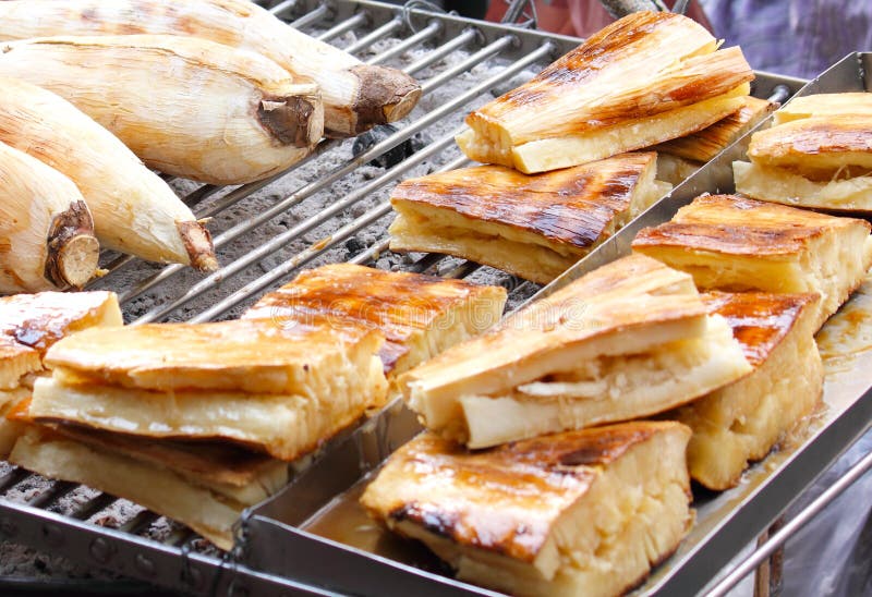 Grilled yam stock photo. Image of charcoal, farming, gabi 20012138