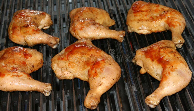 grilling chicken leg quarters