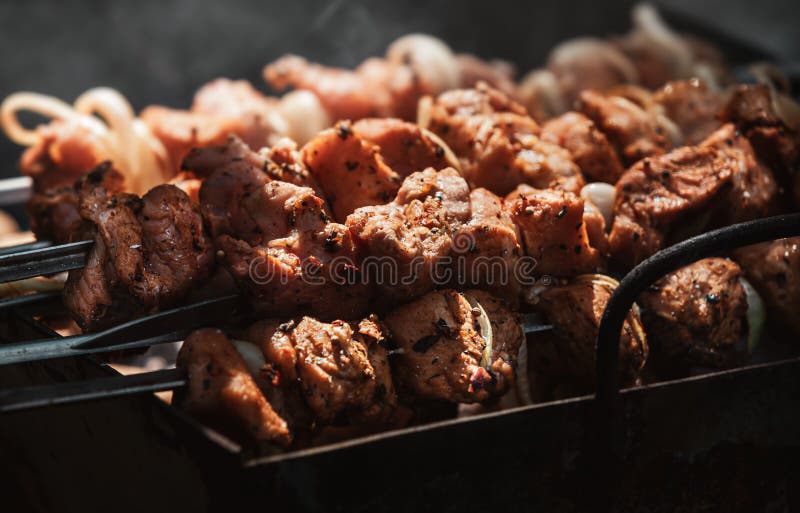 Kebabs stock photo. Image of food, grill, cook, steak - 21017270