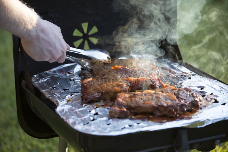 Grilling Steak stock image. Image of healthy, boneless 83244677