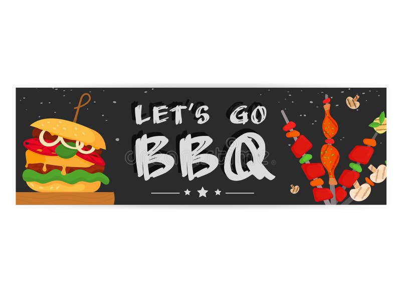 Grillpartei, Men?, Einladungsentwurf BBQ lizenzfreie abbildung Grillpartei, Men?, Einladungsentwurf BBQ lizenzfreie abbildung