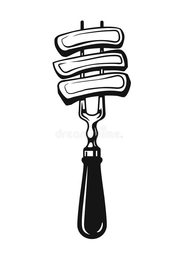 Grillrindfleischsteak stock abbildung