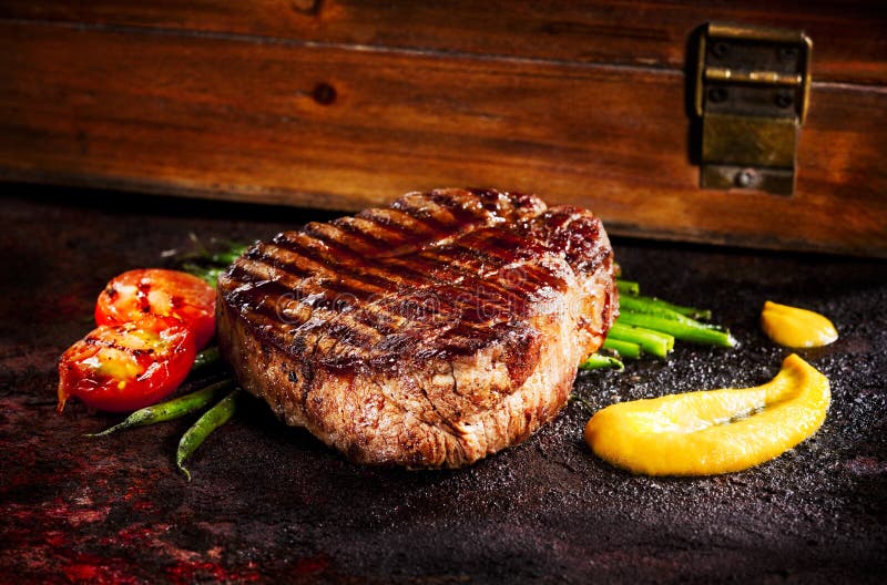 Grillsteak stockbild. Bild von schaumgummi, markierungen - 22158615