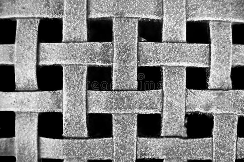 Grilă fileu din metal royalty free stock photo