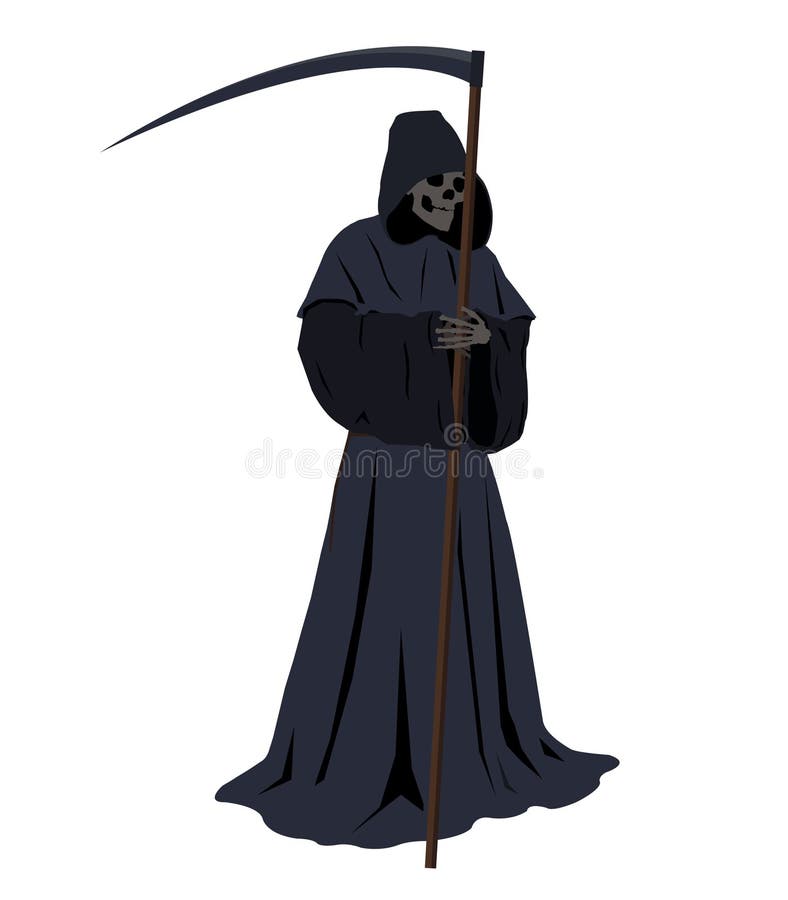 Grim reaper stock vector. Illustration of harbinger, dead - 17370259