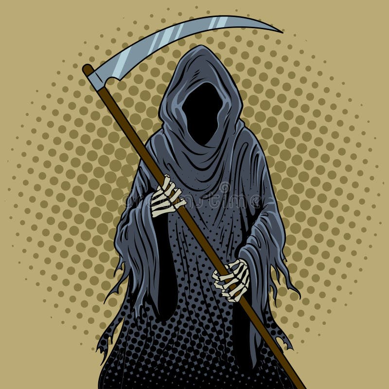 Ebros Gift Black Holy Death Grim Reaper Sitting On Skeleton Throne