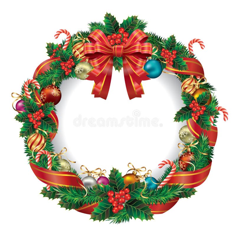 Grinalda de Natal ilustração royalty free