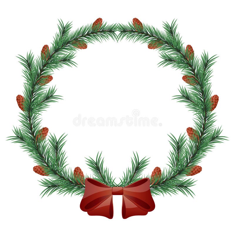 Grinalda de Natal ilustração do vetor