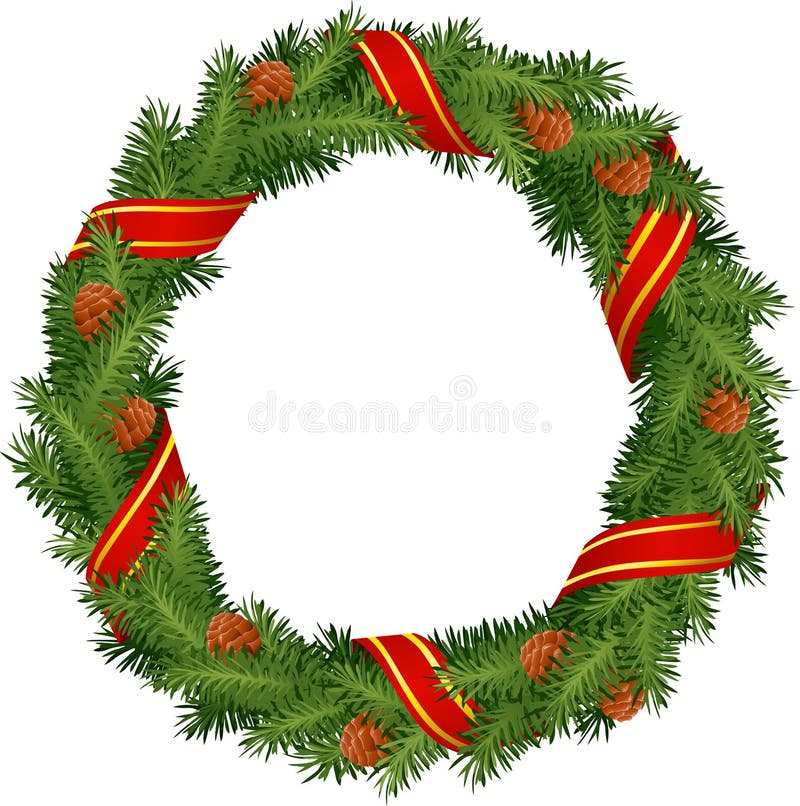 Grinalda de Natal ilustração do vetor