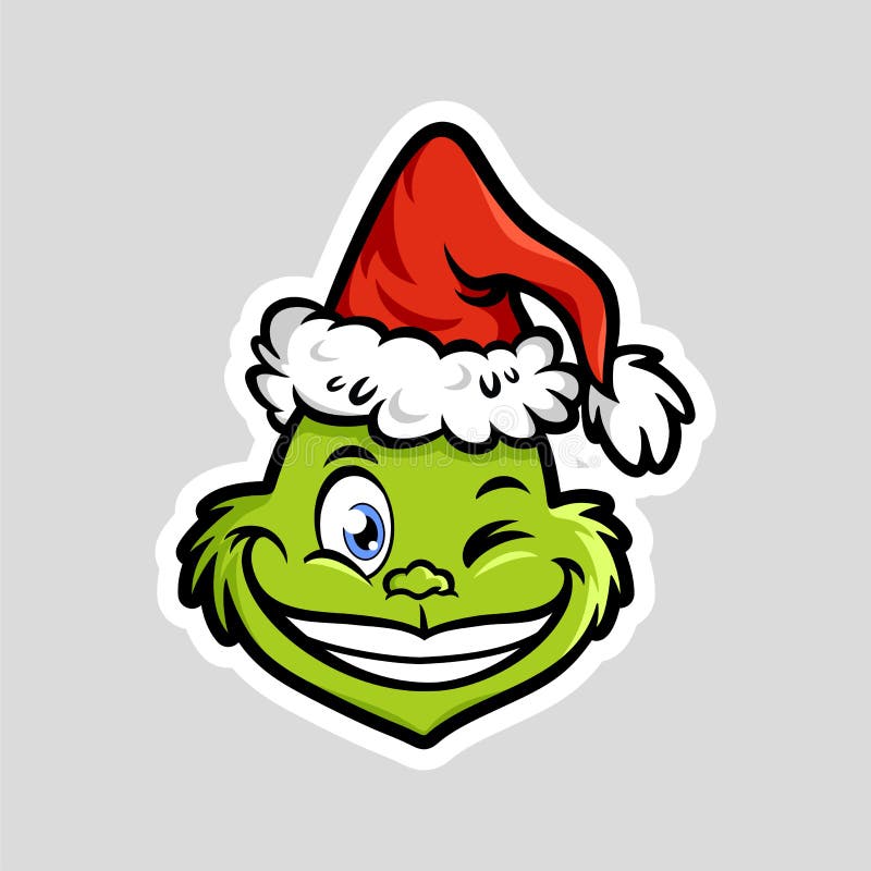 Grinch, Meglio Che Faccia I Miei Regali Divertenti Saluti Per Natale.  Illustrazione Vettoriale - Illustrazione di acclamazione, claus: 202553768