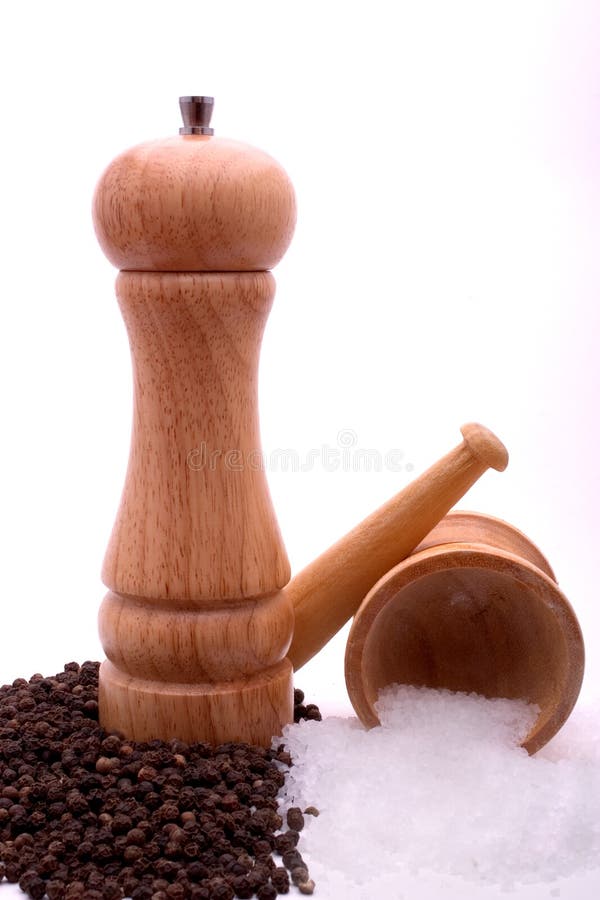grinded mala salt peppar arkivfoto grinded mala salt peppar arkivfoto