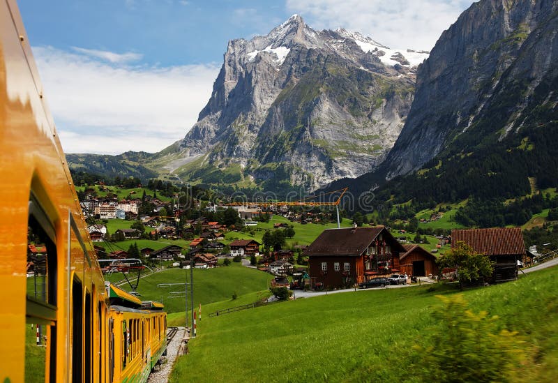 Grindelwald Village in Berner Oberland