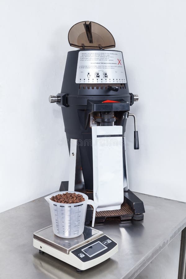 Grinder Machine Coffee Beans Roasted Stock Photo Image of barista