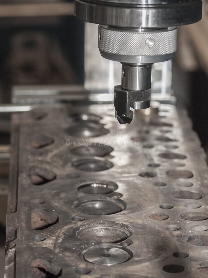 Grinding Machine for Cylinder Head and Valve Seats Stock Image Image