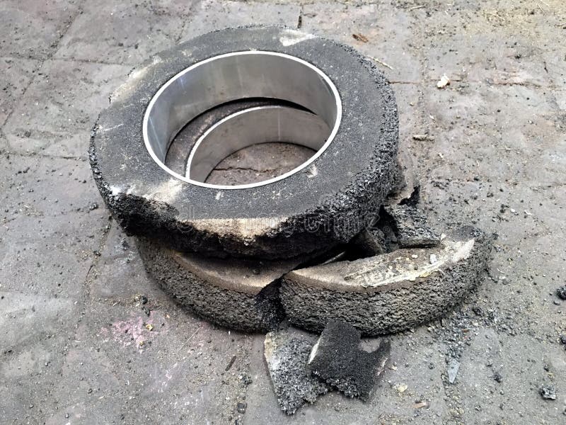 Grinding wheel stock photo. Image of machining, industry 72379186