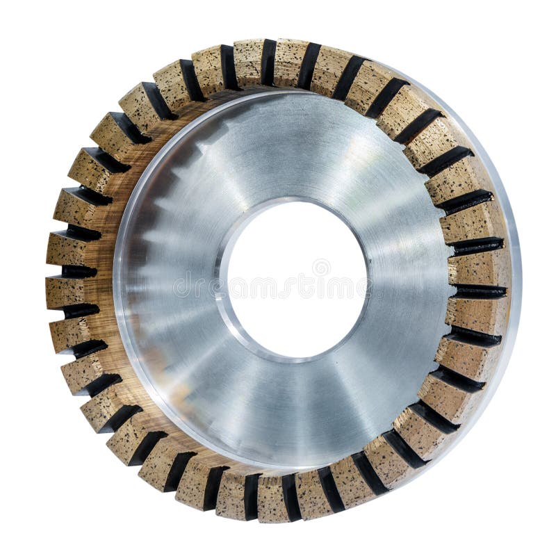 Grinding Wheel for Glass Processing. Stock Photo Image of metallic