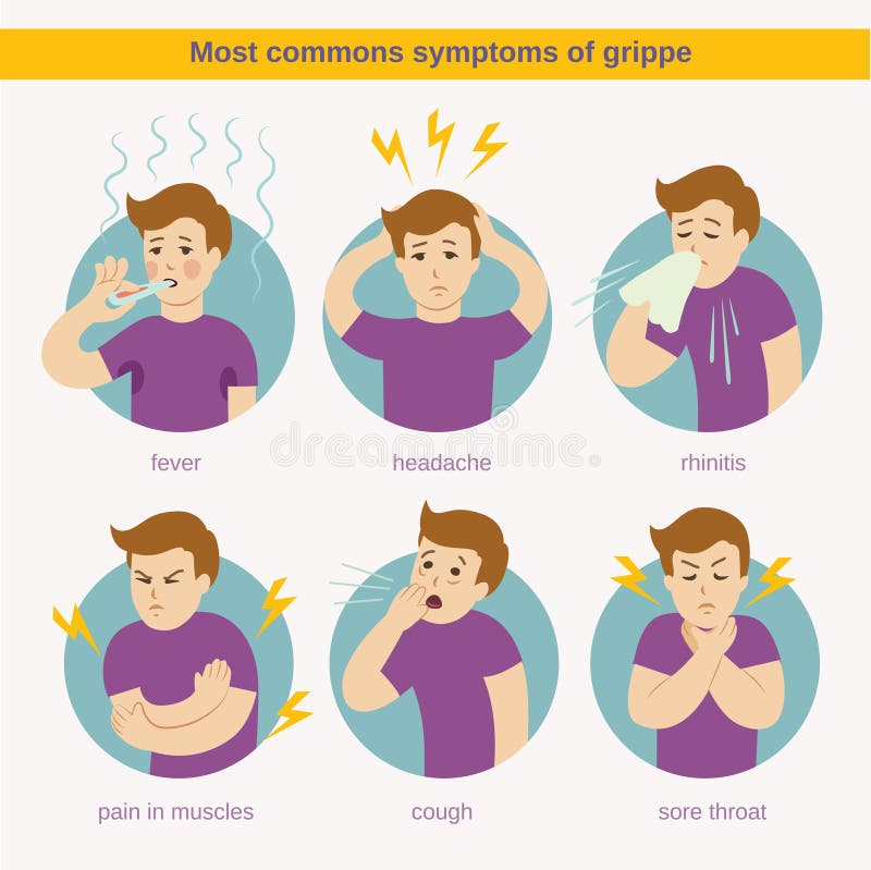 grippe illustration de vecteur grippe illustration de vecteur