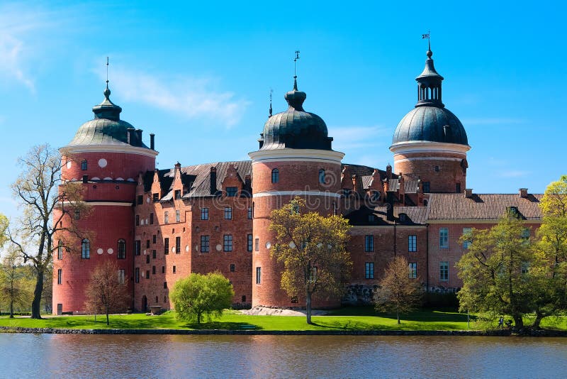 Gripsholm Castle in Winter Evening, Sweden Stock Photo Image of scandinavia, famous 29003548