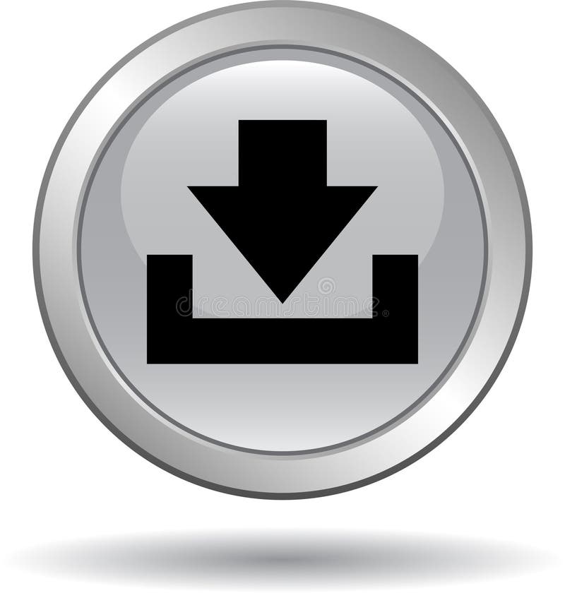 Gris del icono del web del botón de la transferencia directa libre illustration Gris del icono del web del botón de la transferencia directa libre illustration