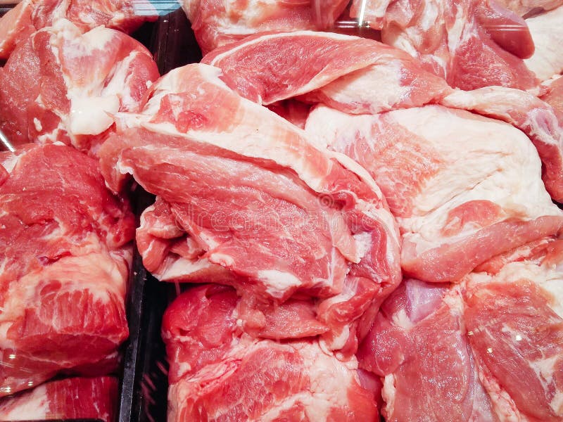 Grisköttkött hugger av till salu royaltyfri foto Grisköttkött hugger av till salu royaltyfri foto