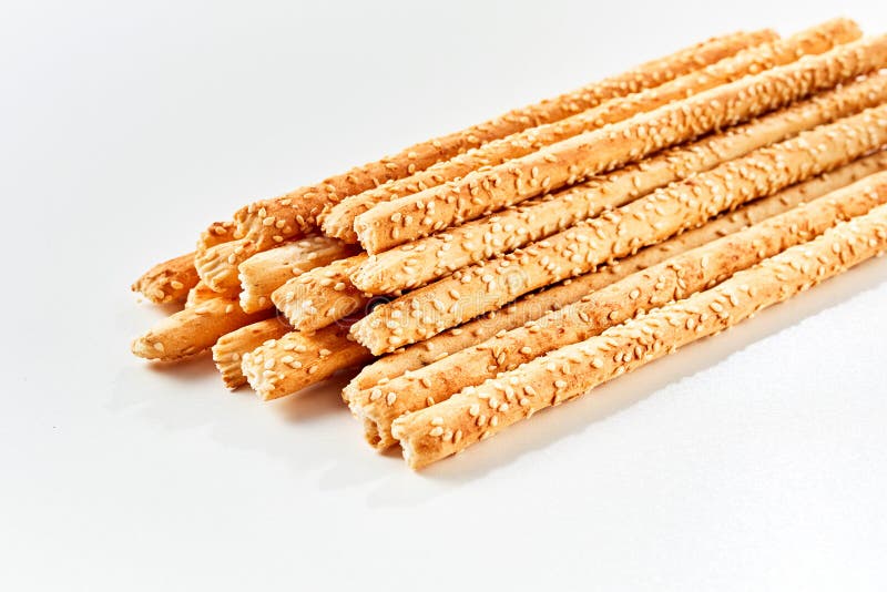 Grissini Breadsticks Wrapped in Parma Ham Stock Photo Image of seeds