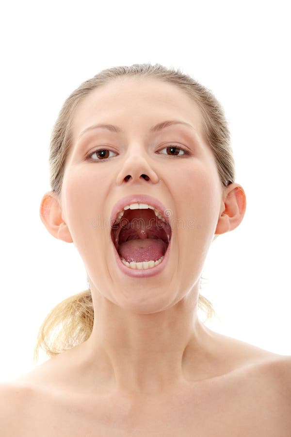Grito foto de stock royalty free